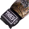 Перчатки для бокса кожаные TOP KING Super Snake TKBGSS-02 8-18унций (Белый-серебряный)
