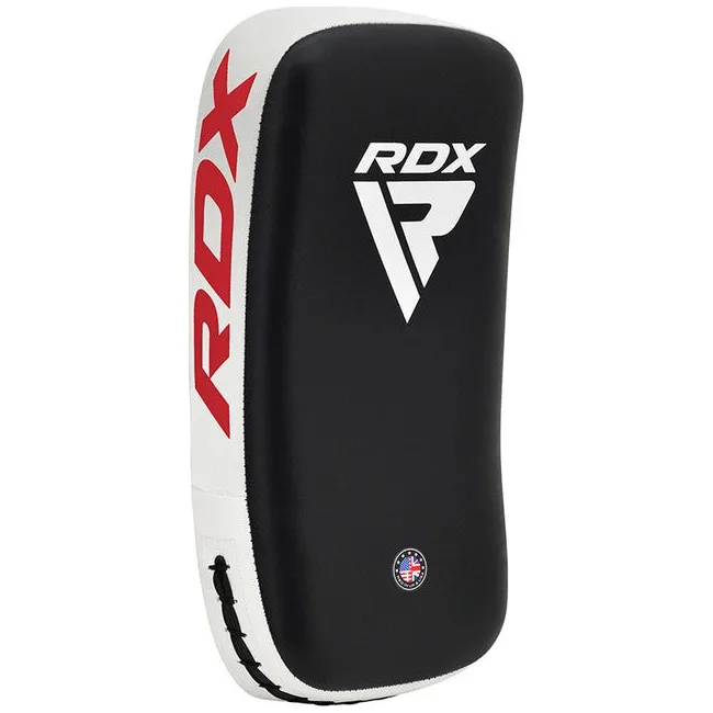 Пада для тайского бокса RDX T1 Curved Thai Kick Pad White (1 шт.)