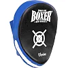 Лапа боксерська вигнута тренувальна BOXER 2011-01 19х23х4см 2штуки (Чорний-синій)