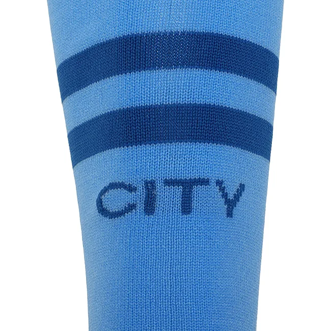 Гетры детские с символикой футбольного клуба SPOINT MANCHESTER CITY HOME 2024 ETM2419