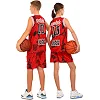 Детская баскетбольная форма
 NBA клуб Shuhoku 10 BA-6614 (Красный-черный)
