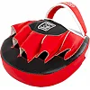 Лапа боксерська вигнута тренувальна BOXER 2011-01 19х23х4см 2штуки (Чорний-синій)