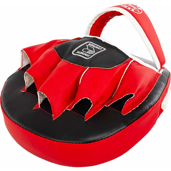 Лапа боксерська вигнута тренувальна BOXER 2011-01 19х23х4см 2штуки (Чорний-синій)