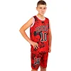 Детская баскетбольная форма
 NBA клуб Shuhoku 10 BA-6614 (Красный-черный)