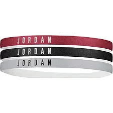 Пов'язка на голову JORDAN HEADBANDS 3 PK GYM бордовий, чорний, сірий
