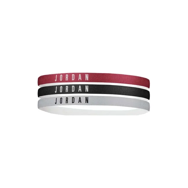 Пов'язка на голову JORDAN HEADBANDS 3 PK GYM бордовий, чорний, сірий