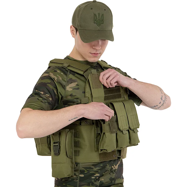 Разгрузочный жилет
 на 5 карманов MILITARY RANGERS
 ZK-9103 (Черный)