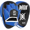Лапа боксерська вигнута тренувальна BOXER 2011-01 19х23х4см 2штуки (Чорний-синій)