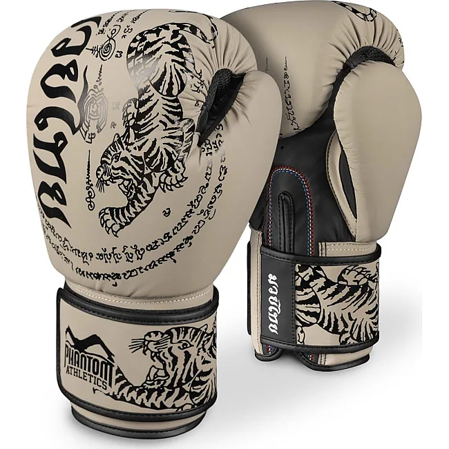 Боксерские перчатки Phantom Muay Thai Sand (Бинты 4м. в подарок)