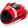 Лапа боксерська вигнута тренувальна BOXER 2011-01 19х23х4см 2штуки (Чорний-синій)