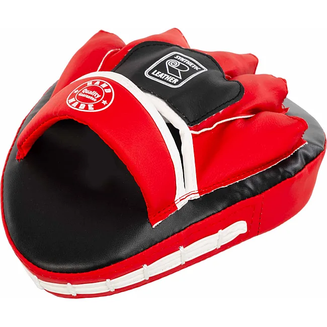 Лапа боксерська вигнута тренувальна BOXER 2011-01 19х23х4см 2штуки (Чорний-синій)