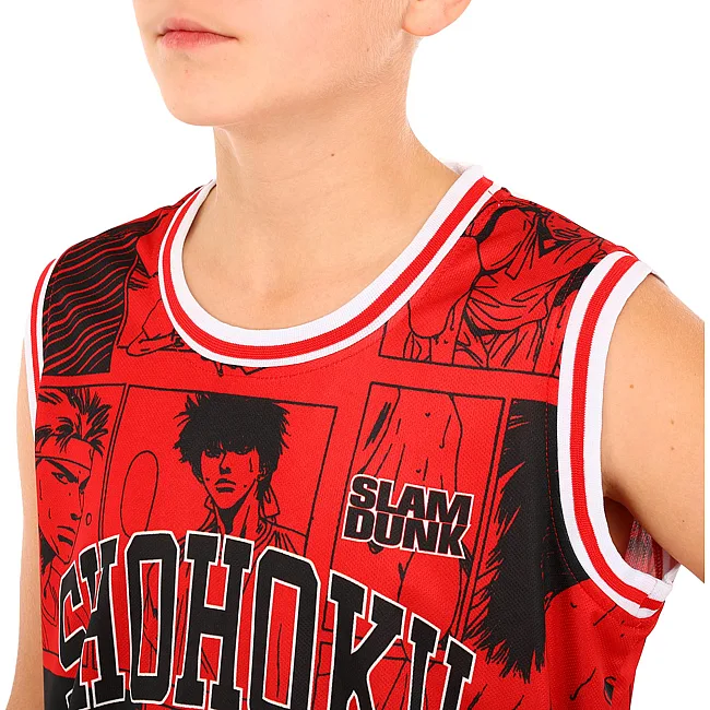 Детская баскетбольная форма
 NBA клуб Shuhoku 10 BA-6614 (Красный-черный)