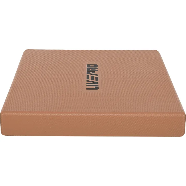 Балансировочная подушка мат для йоги LiveUp BALANCE PAD LP9006 (Светло-коричневый)