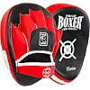 Лапа боксерская изогнутая тренировочная
 BOXER
 2011-01 19х23х4см 2штуки (Черный-красный)