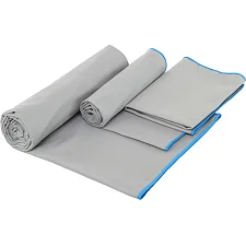 Комплект полотенец для пляжа и бассейна из микрофибры BEACH TOWEL T-PPT 3шт (Светло-серый)