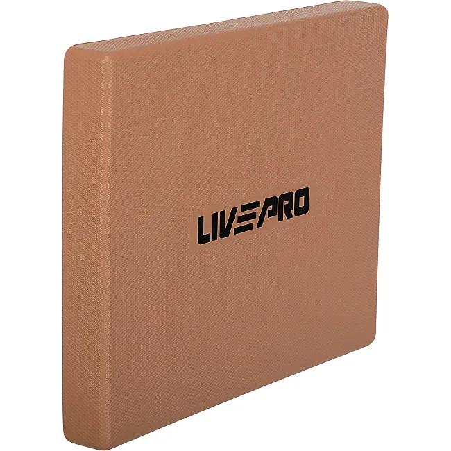 Балансировочная подушка мат для йоги LiveUp BALANCE PAD LP9006 (Светло-коричневый)