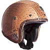 Открытый мотошлем Три четверти для чоппера Ретро-Каска VINTAGE MS-555K-LBR
