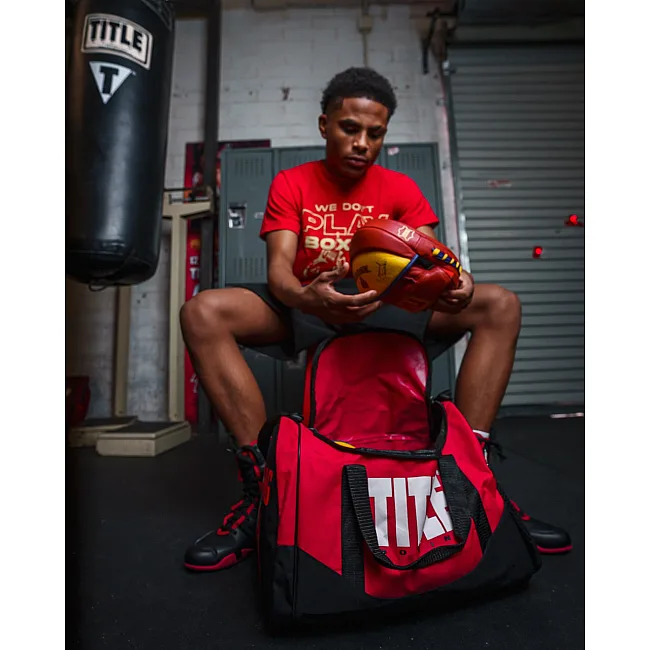 Спортивная сумка TITLE Boxing Individual Sport Bag Red