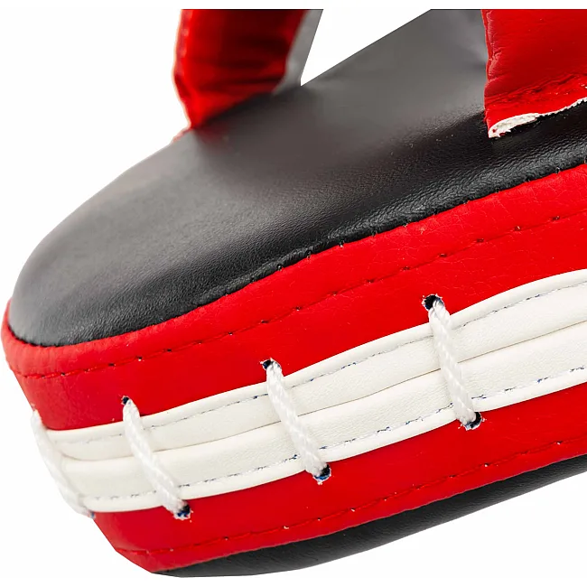 Лапа боксерська вигнута тренувальна BOXER 2011-01 19х23х4см 2штуки (Чорний-синій)