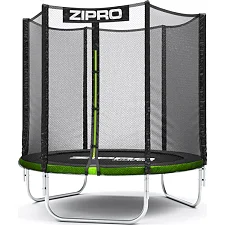 Батут Zipro Jump Pro с наружной сеткой 6 футов 183 см черно-зеленый