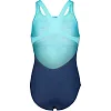 Купальник закрытый для девочек Arena SPRAY PAINT SWIMSUIT SWIM PRO синий, розовый, желтый