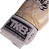 Перчатки для бокса кожаные TOP KING Super Snake TKBGSS-02 8-18унций (Белый-серебряный)