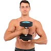 Гантели профессиональные
 с полиуретановым покрытием LiveUp LP8002-20 2шт по 20кг