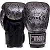 Перчатки для бокса кожаные TOP KING Super Snake TKBGSS-02 8-18унций (Белый-серебряный)