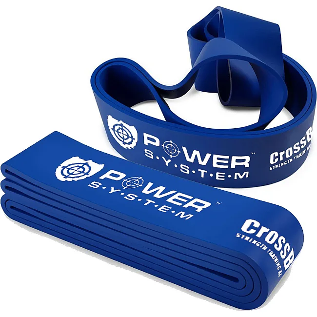 Резинка для підтягувань POWER SYSTEM PS-4054 CrossFit Level 4 Blue (опір 22-50 кг)