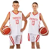 Детская баскетбольная форма NBA клуб Houston Rockets 13 BA-0966 (Белый-красный)