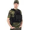 Разгрузочный жилет на 5 карманов MILITARY RANGERS ZK-9103 (Черный)