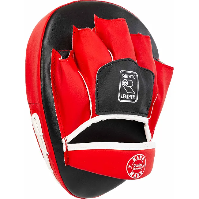 Лапа боксерська вигнута тренувальна BOXER 2011-01 19х23х4см 2штуки (Чорний-синій)