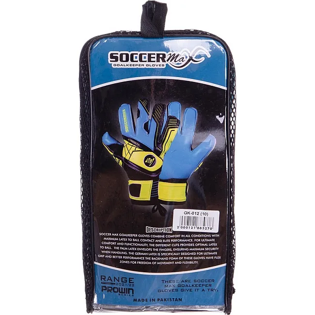 Вратарские перчатки
 профессиональные с защитой пальцев SOCCERMAX GK-012
 7-11