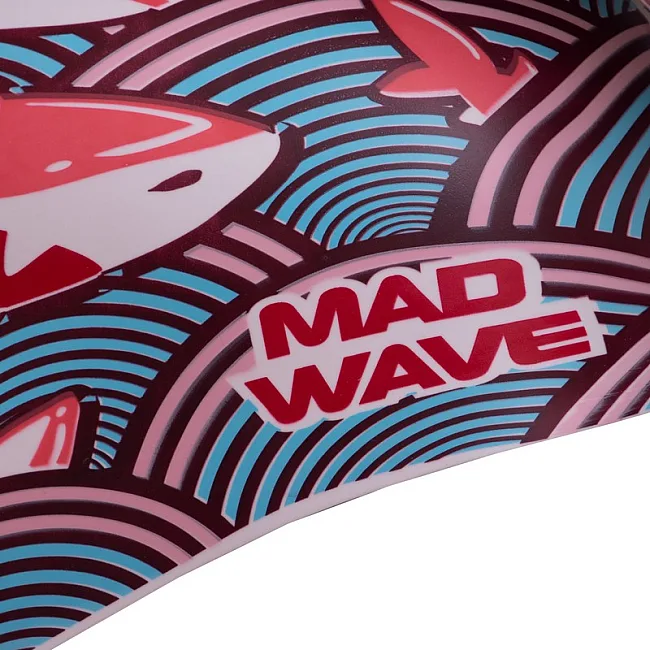 Шапочка для бассейна
 силиконовая юниорская MADWAVE
 Junior SHARKY M057911 (Бирюзовый)