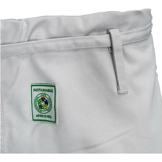 Кимоно для дзюдо Champion III Slim Fit с лицензией IJF | белый/золотые полосы | ADIDAS J-IJF3
