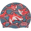 Шапочка для бассейна
 силиконовая юниорская MADWAVE
 Junior SHARKY M057911 (Бирюзовый)