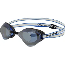 Стартовые очки для плавания радужные линзы MADWAVE TURBO RACER II RAINBOW M045807 (Синий)