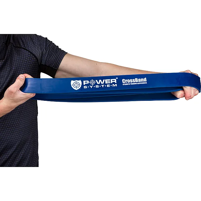 Резинка для підтягувань POWER SYSTEM PS-4054 CrossFit Level 4 Blue (опір 22-50 кг)
