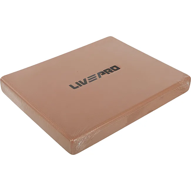 Балансировочная подушка мат для йоги LiveUp BALANCE PAD LP9006 (Светло-коричневый)