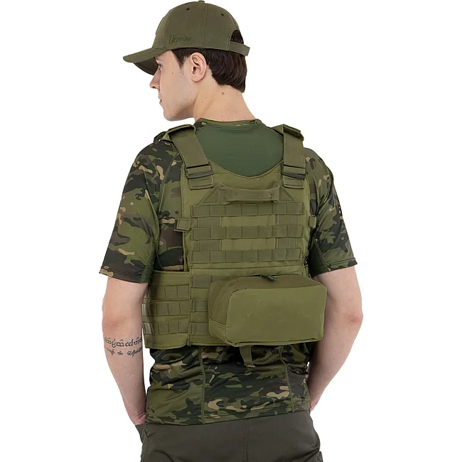 Разгрузочный жилет
 на 5 карманов MILITARY RANGERS
 ZK-9103 (Черный)