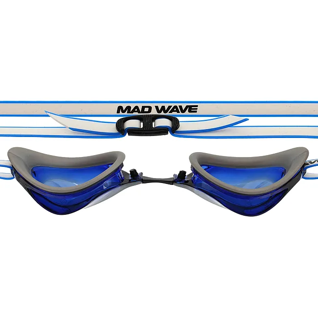 Стартовые очки для плавания
 радужные линзы MADWAVE
 TURBO RACER II RAINBOW M045807 (Синий)