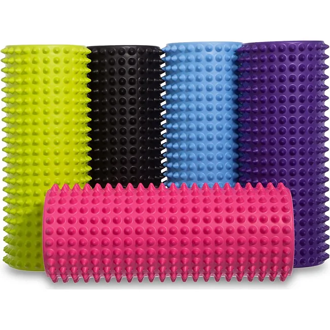 Роллер массажный цилиндр (ролик мфр) 33см Needle Roll SP-SPORT FI-1730 (Оранжевый)