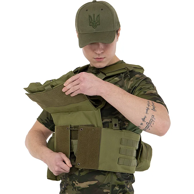 Разгрузочный жилет
 на 5 карманов MILITARY RANGERS
 ZK-9103 (Черный)