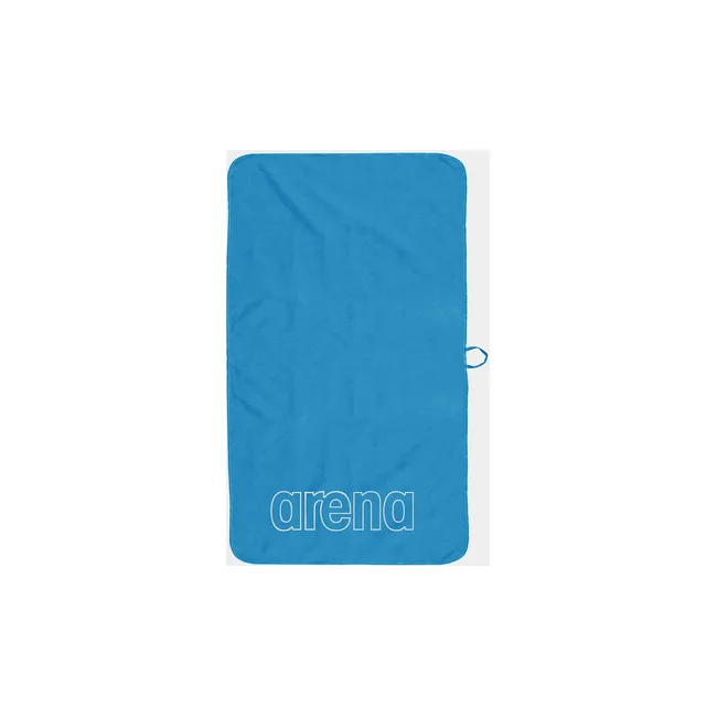 Спортивное полотенце Arena SMART PLUS POOL TOWEL голубое, белое Уни 150х90 см