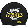 Шапочка для бассейна
 силиконовая для взрослых MADWAVE
 IT BITES M055322 (Черный)