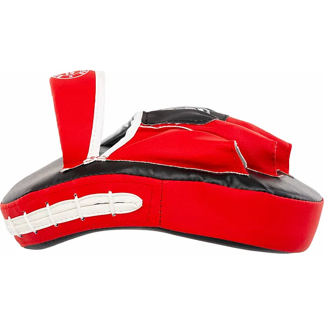 Лапа боксерська вигнута тренувальна BOXER 2011-01 19х23х4см 2штуки (Чорний-синій)