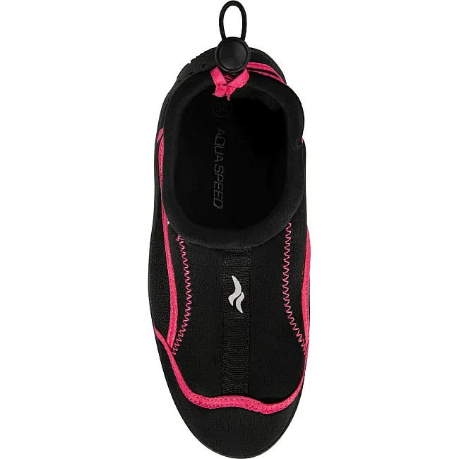 Аквашузи Aqua Speed AQUA SHOE MODEL 28D 9560 чорний, малиновий