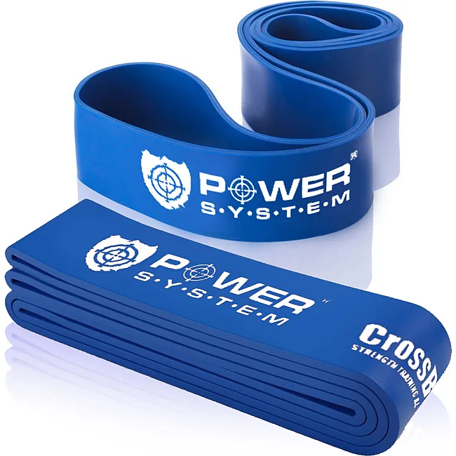 Резинка для підтягувань POWER SYSTEM PS-4054 CrossFit Level 4 Blue (опір 22-50 кг)