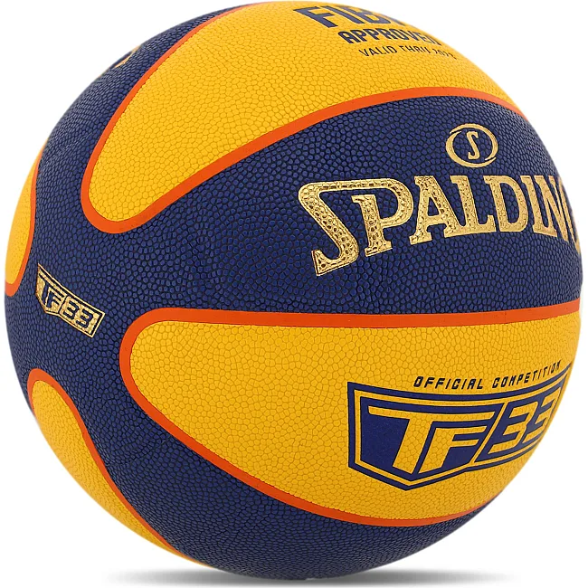 Баскетбольный мяч
 SPALDING TF 33 GOLD 76862Z
 6 (Синий-желтый)