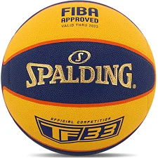 Баскетбольный мяч SPALDING TF 33 GOLD 76862Z 6 (Синий-желтый)